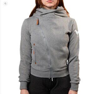 Spiced Equestrian Women's Size Small Cuddle Hoodie in Pepper